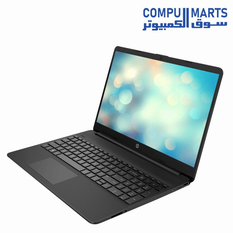 HP 15s-eq2383nia Laptop - Ryzen 3 5300U 4-Cores, 8GB RAM, 512GB SSD, AMD Radeon Graphics, 15.6" FHD (1920 x 1080) micro-edge anti-glare 250 nits, DOS - Jet Black
