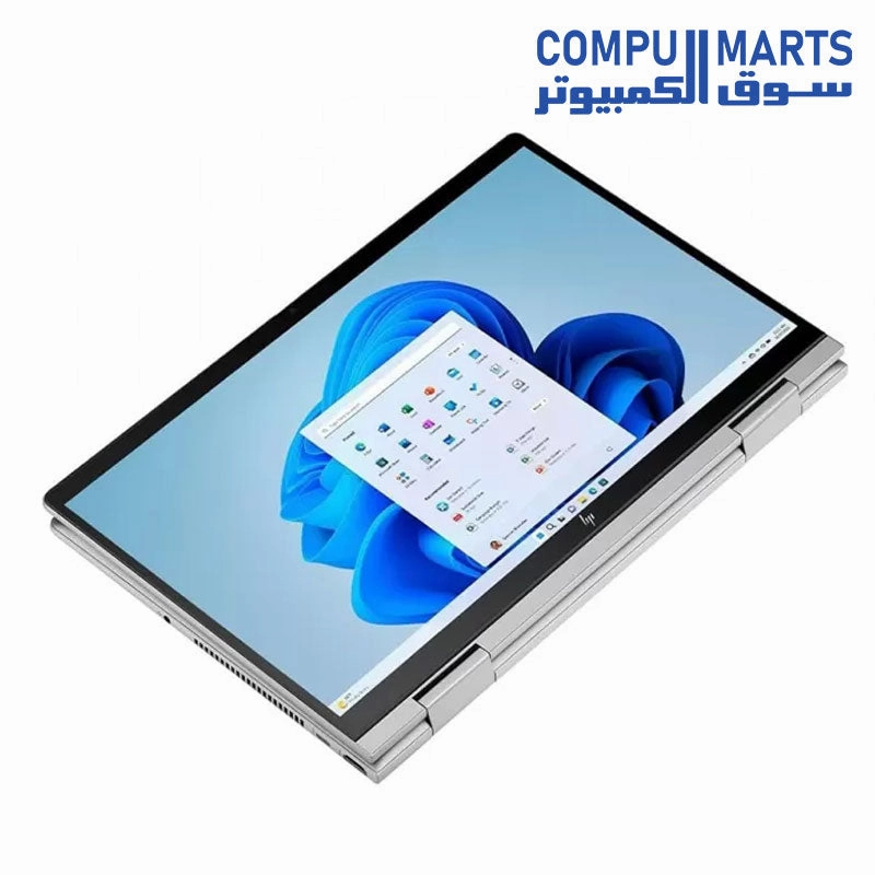 HP ENVY X360 14-ES1023DX 2-IN-1 (Intel CORE I7-150U-5.4GHz-16GB-512GB SSD-14 FHD IPS TOUCH-CAMERA, FPR, BT- WIFI, WIN 11 HOME- INTEL IRIS XE GRAPHICS-SILVER )