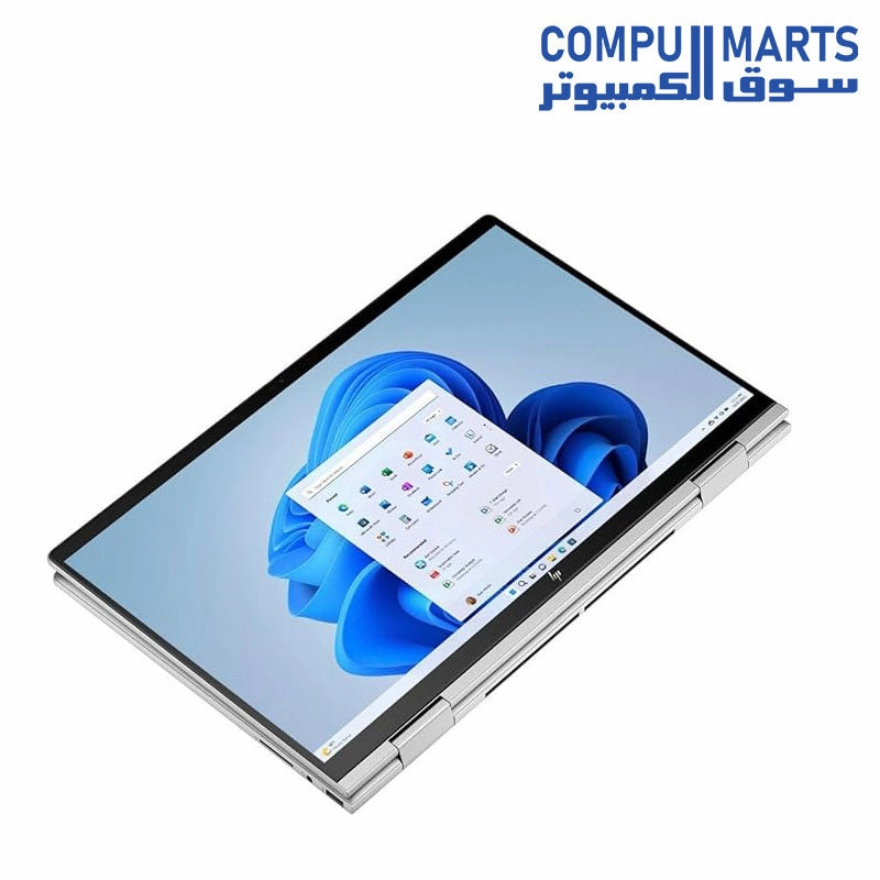 HP Envy x360 Convert 15-es2501dx 2-in-1 Laptop - 12th Intel Core i7-1260P 12-Cores, 16GB RAM, 512GB SSD, Intel Iris Xe Graphics, 15.6" FHD (1920x1080) Multi Touch IPS, FingerPrint, Backlit, Windows 11