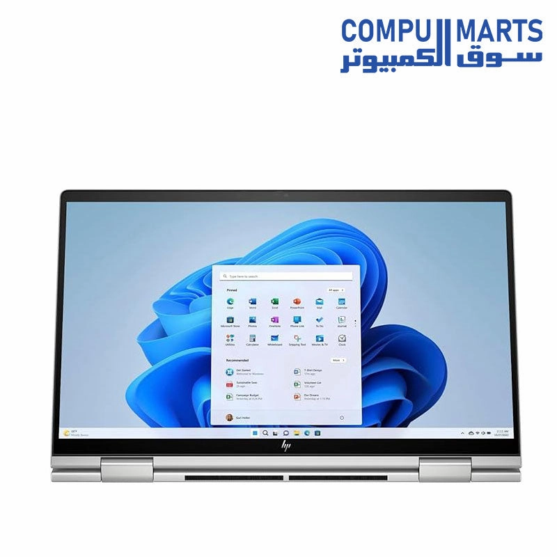 HP Envy x360 Convert 15-es2501dx 2-in-1 Laptop - 12th Intel Core i7-1260P 12-Cores, 16GB RAM, 512GB SSD, Intel Iris Xe Graphics, 15.6" FHD (1920x1080) Multi Touch IPS, FingerPrint, Backlit, Windows 11