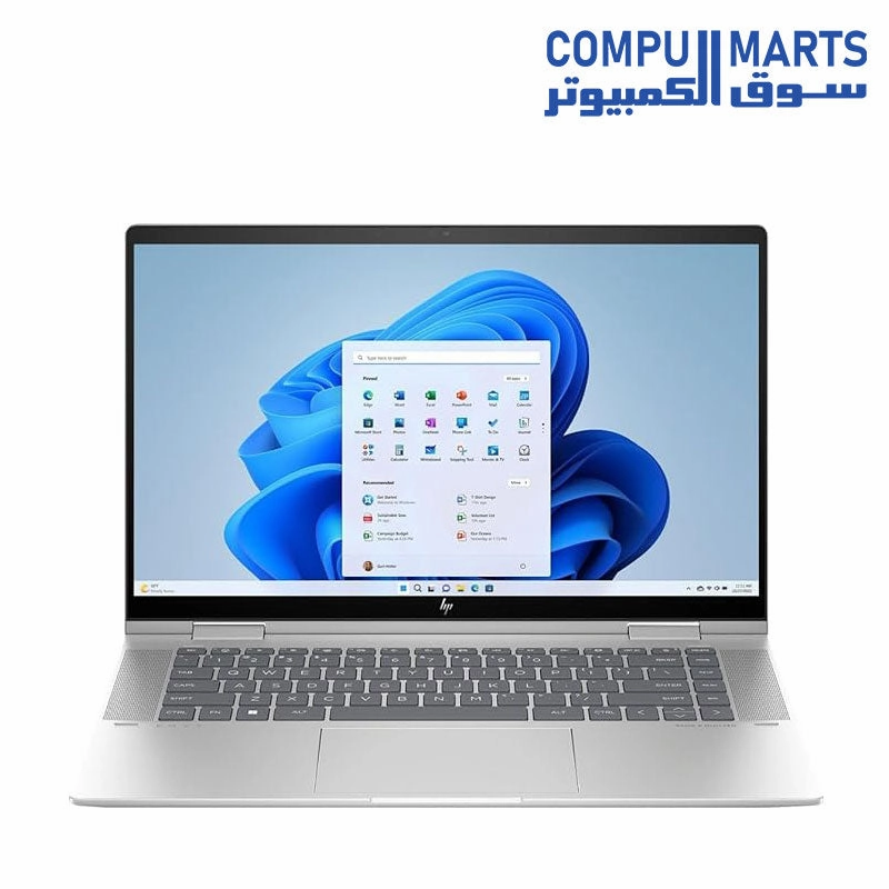 HP Envy x360 Convert 15-es2501dx 2-in-1 Laptop - 12th Intel Core i7-1260P 12-Cores, 16GB RAM, 512GB SSD, Intel Iris Xe Graphics, 15.6" FHD (1920x1080) Multi Touch IPS, FingerPrint, Backlit, Windows 11 mini pc,computer