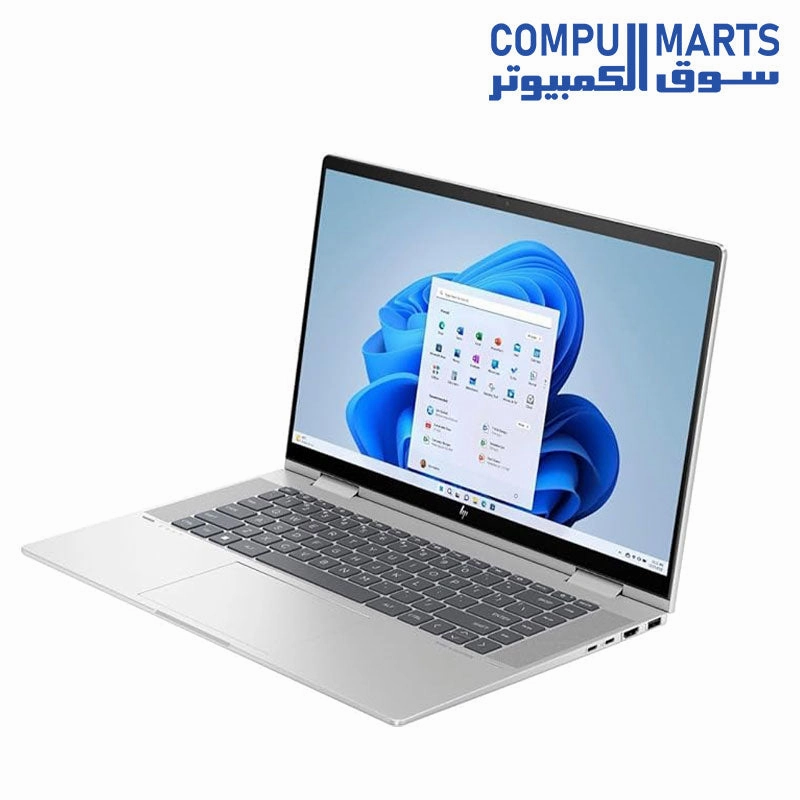 HP Envy x360 Convert 15-es2501dx 2-in-1 Laptop - 12th Intel Core i7-1260P 12-Cores, 16GB RAM, 512GB SSD, Intel Iris Xe Graphics, 15.6" FHD (1920x1080) Multi Touch IPS, FingerPrint, Backlit, Windows 11