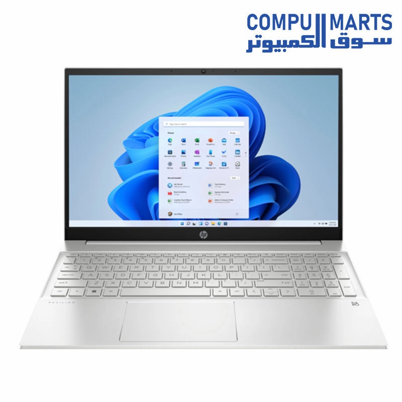 HP Pavilion Laptop 15-eg2006ne-Intel Core I7-1255U- Ram16GB  512GB NVMe M.2 SSD  NVIDIA MX550 2G -15.6 FHD- Win 11- Silver mini pc,computer