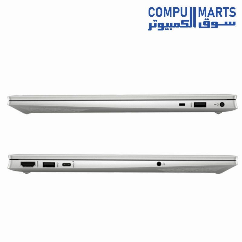 HP Pavilion Laptop 15-eg2006ne-Intel Core I7-1255U- Ram16GB  512GB NVMe M.2 SSD  NVIDIA MX550 2G -15.6 FHD- Win 11- Silver