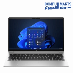 HP ProBook 450 G10 Laptop with 15.6 FHD, Intel core i5-1335U, Ram 16GB DDR4, SSD 256 NVMe, Intel iris Xe Graphics, Pike silver aluminum, Windows 11 mini pc,computer
