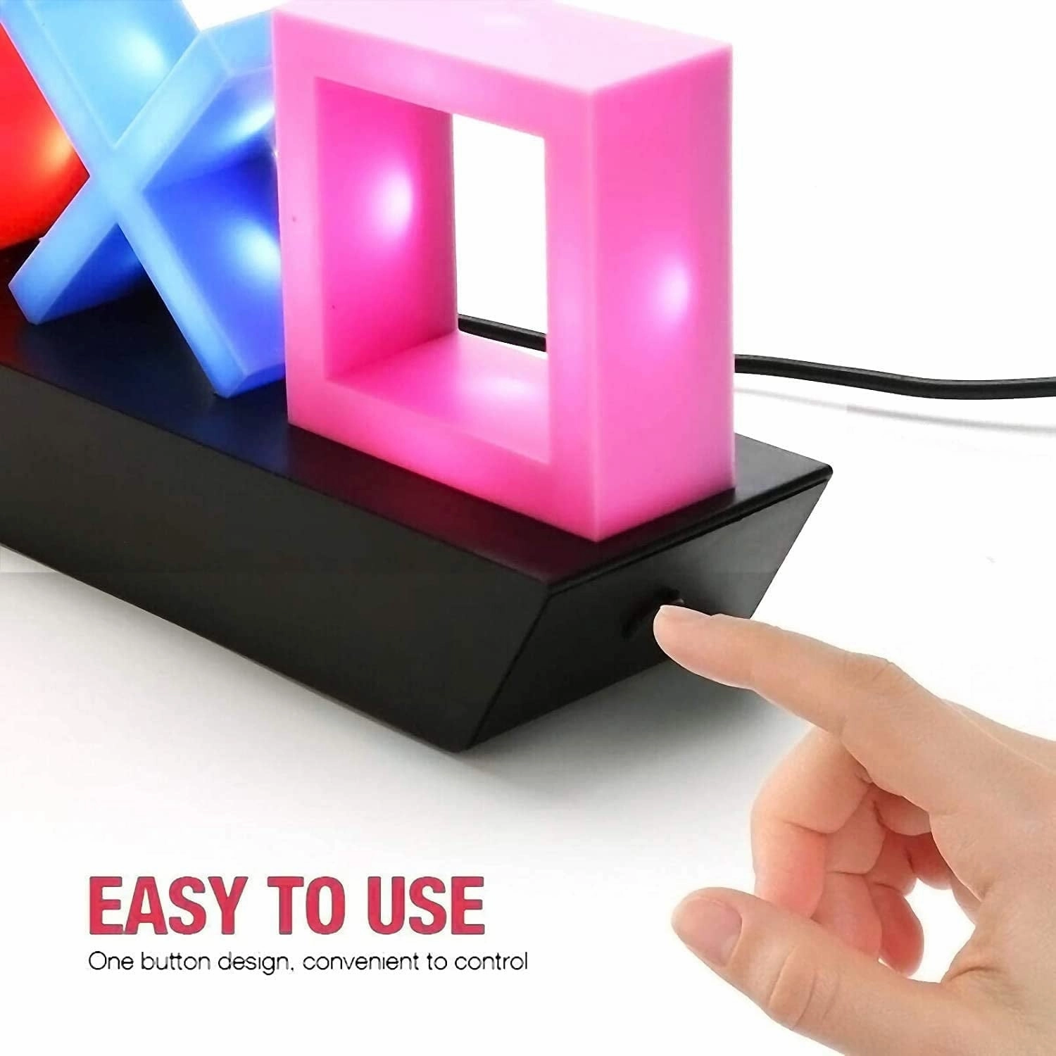 Icons Light with 3 Light Modes - Music Reactive Game Room Lighting