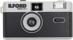 Ilford Sprite 35-II Film Camera - Black & Silver mirrorless camera