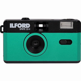 Ilford Sprite 35-II Film Camera - Black & Teal mirrorless camera