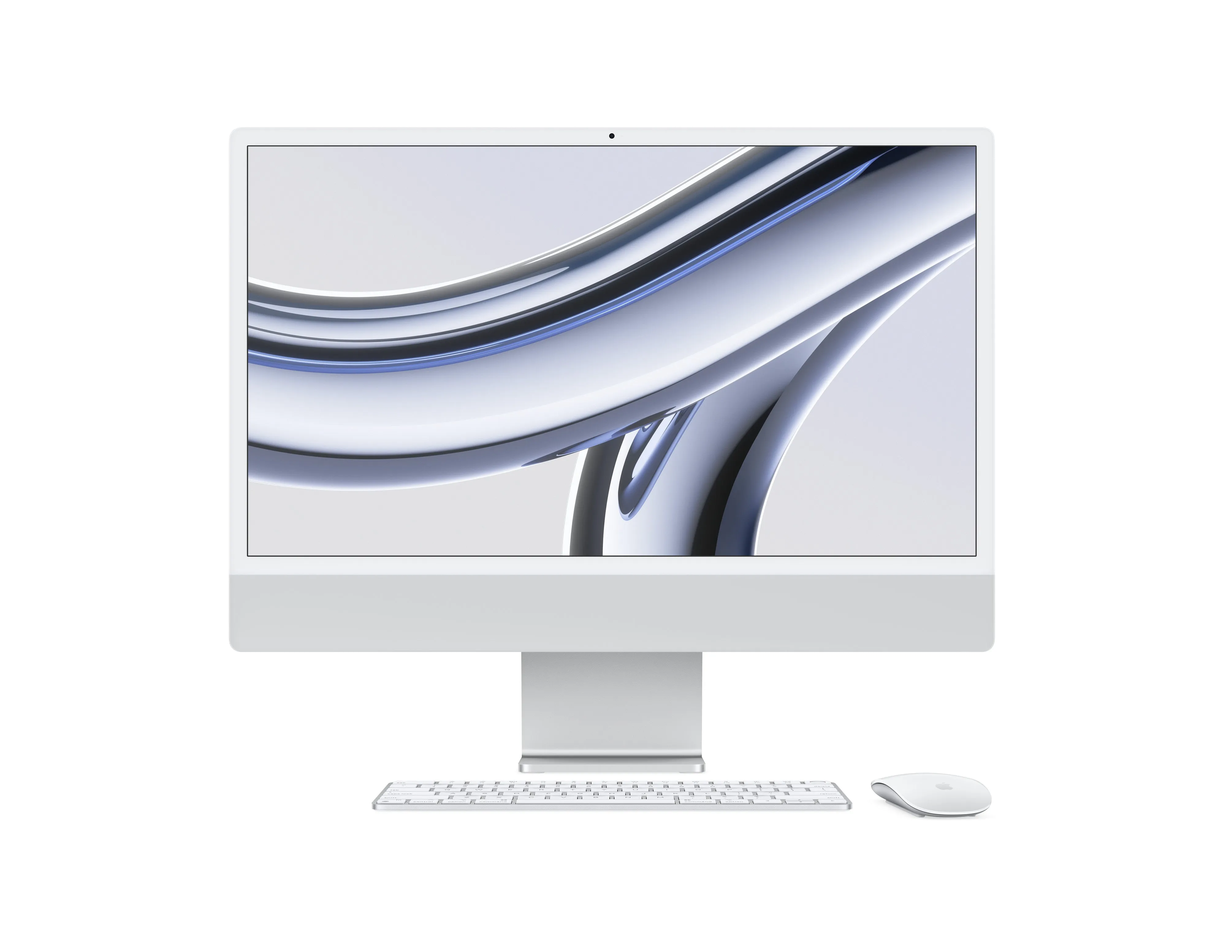 IMac with Retina 4.5K display, Apple M3 chip with 8core CPU and 10core G tv stand, curved tv