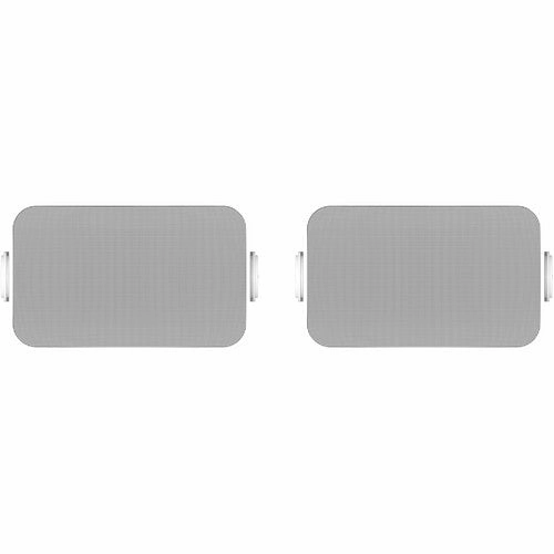 IN STOCK! Sonos OUTDRWW1 Architectural 6-1/2" Passive 2-Way Outdoor Speakers (Pair) White