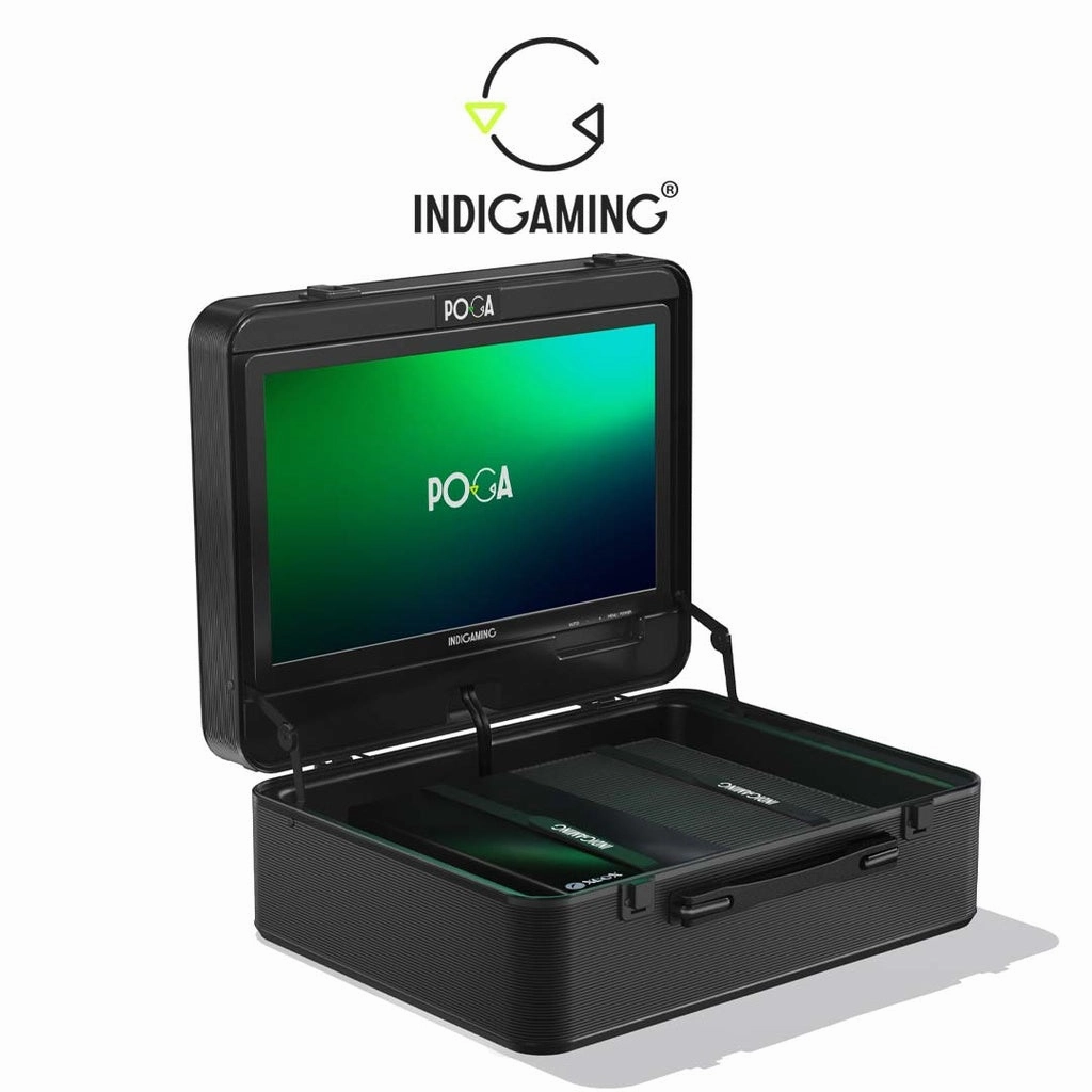 INDIGAMING POGA ARC MONITOR - BLACK