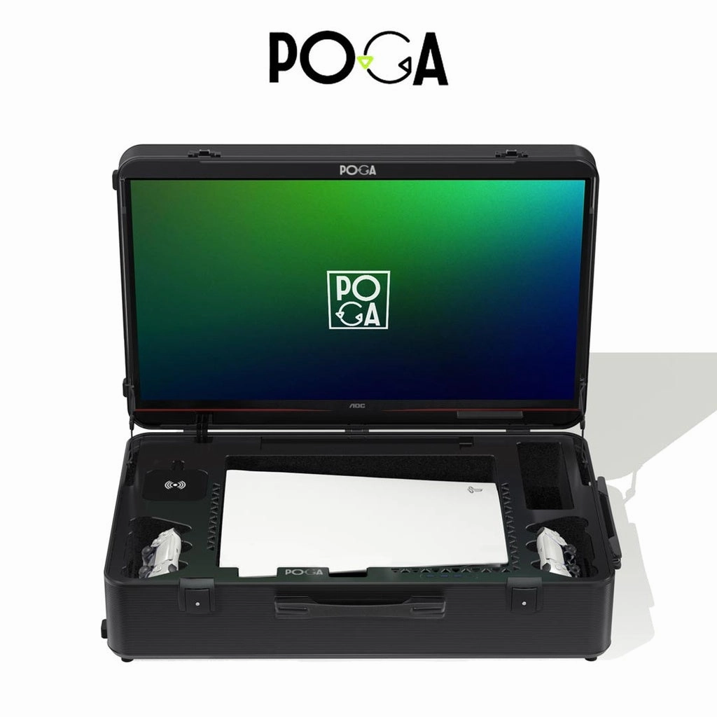 Indigaming POGA Lux Portable Gaming Monitor 27", 160hz Refresh Rate for PlayStation 5 - Yez Black