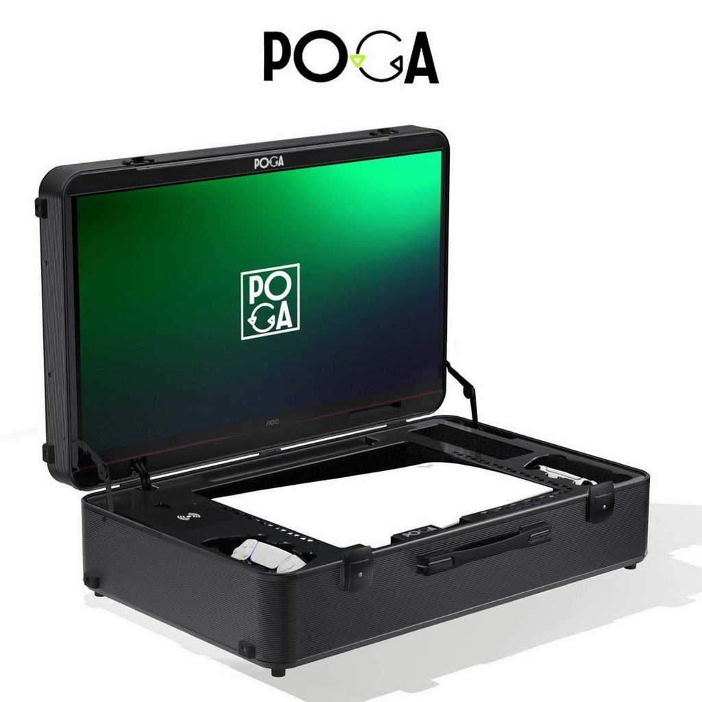 Indigaming POGA Lux Portable Gaming Monitor 27", 160hz Refresh Rate for PlayStation 5 - Yez Black