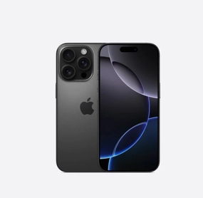 iPhone 16 Pro, 6.3Inch, 128GB, Black Titanium Cell Phone