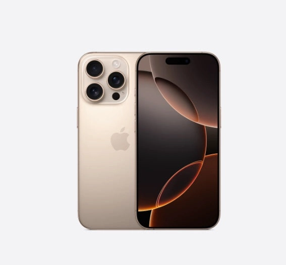 iPhone 16 Pro, 6.3Inch, 128GB, Desert Titanium Cell Phone