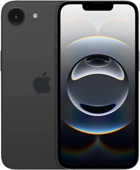 iPhone 16e, 8GB & 128GB, 6.1Inch, 4005Mah, Black Cell Phone