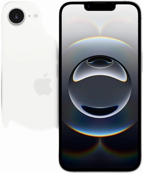 iPhone 16e, 8GB & 128GB, 6.1Inch, 4005Mah, White Cell Phone