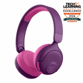 JBuddies ANC Kids Headphones Purple/Pink bass headphones, foldable headphones