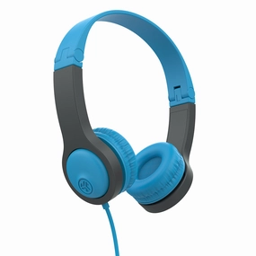 JBuddies Folding Gen 2 Kids Headphones Blue/Gray bass headphones, foldable headphones