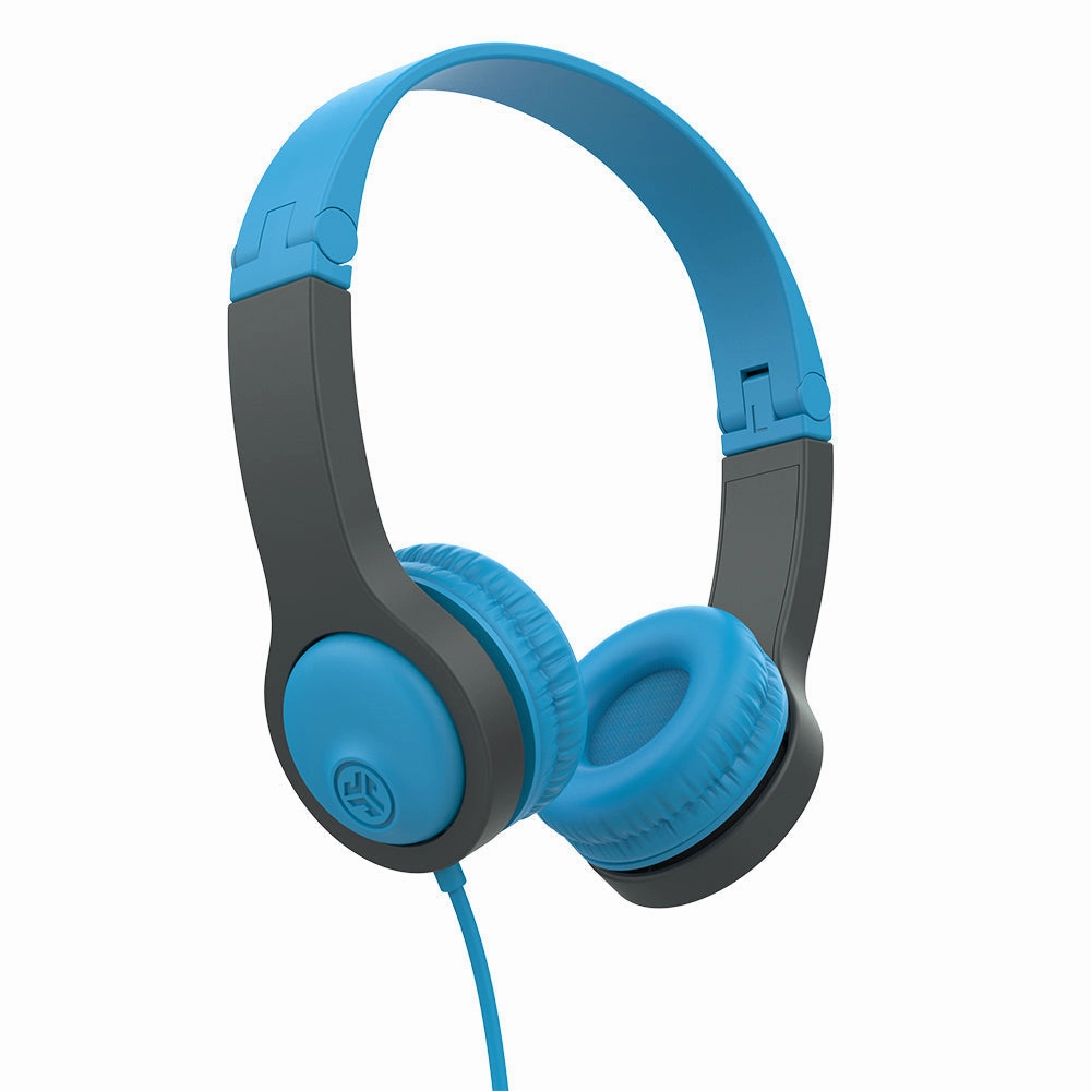 JBuddies Folding Gen 2 Kids Headphones Blue/Gray bass headphones, foldable headphones