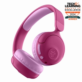 JBuddies Pop Wireless Kids Headphones Pink bass headphones, foldable headphones