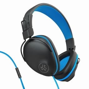 JBuddies Pro Wired Over-Ear Kids Headphone Blue bass headphones, foldable headphones