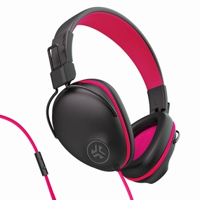 JBuddies Pro Wired Over-Ear Kids Headphone Pink bass headphones, foldable headphones
