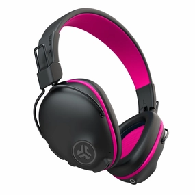 JBuddies Pro Wireless Over-Ear Kids Headphones Pink bass headphones, foldable headphones
