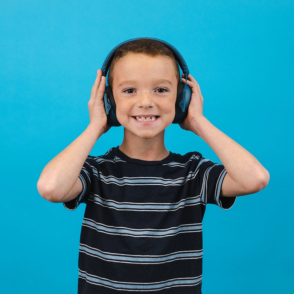 JBuddies Protect Kids Hearing Protection Earmuffs Navy