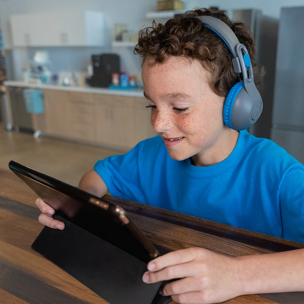 JBuddies Studio 2 Wireless Kids Headphones Blue/Gray