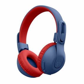 JBuddies Studio 2 Wireless Kids Headphones Blue/Red bass headphones, foldable headphones