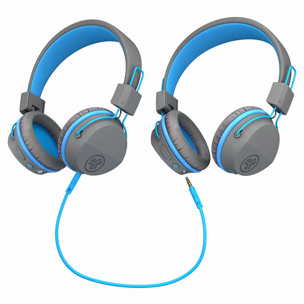 JBuddies Studio Wireless Kids Headphones Graphite/Blue