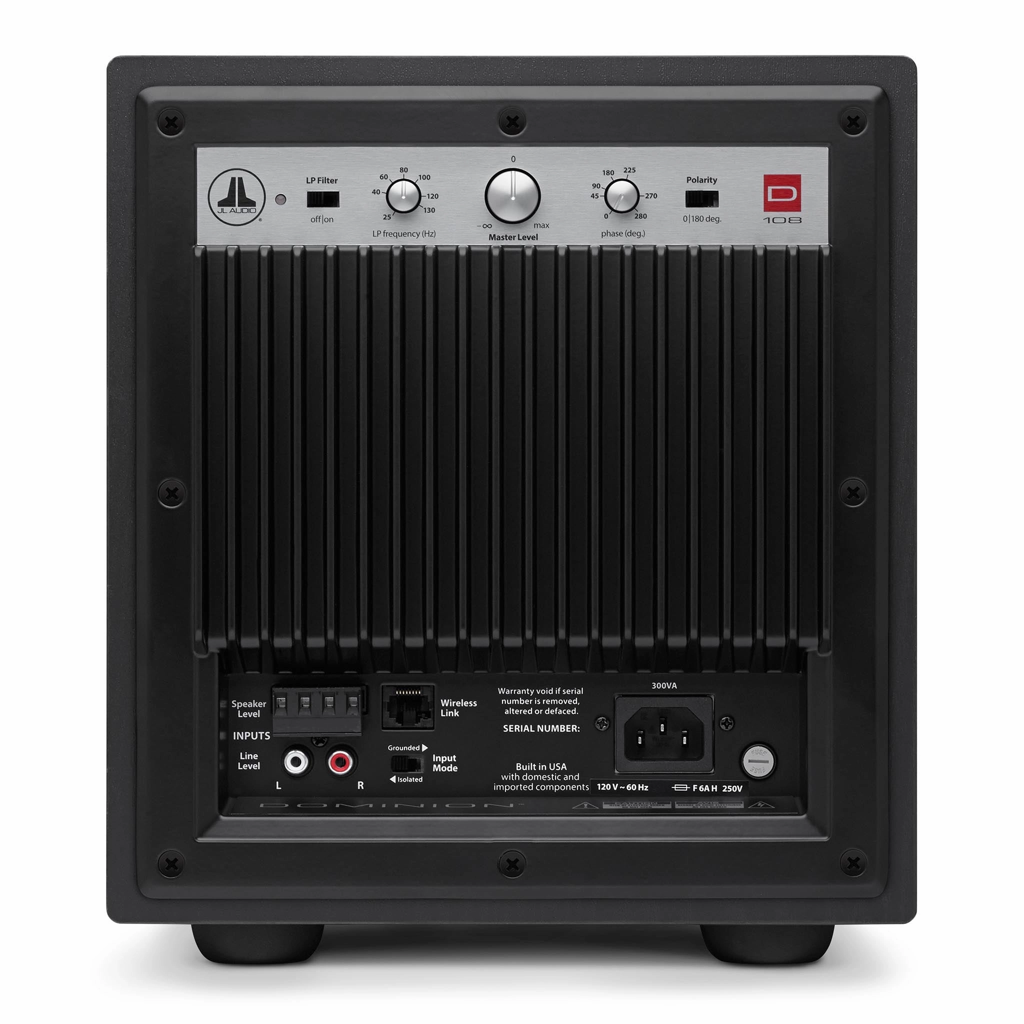 JL Audio Dominion d108 8" Subwoofer (OPEN)