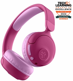 JLab JBuddies Pop 2-in-1 Wireless/Wired Kids Headphones with Share Mode (2 Colors) noise cancelling headphones, bluetooth earbuds