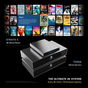 Kaleidescape - Ultimate 4K System wireless surround sound system,best home theater systems