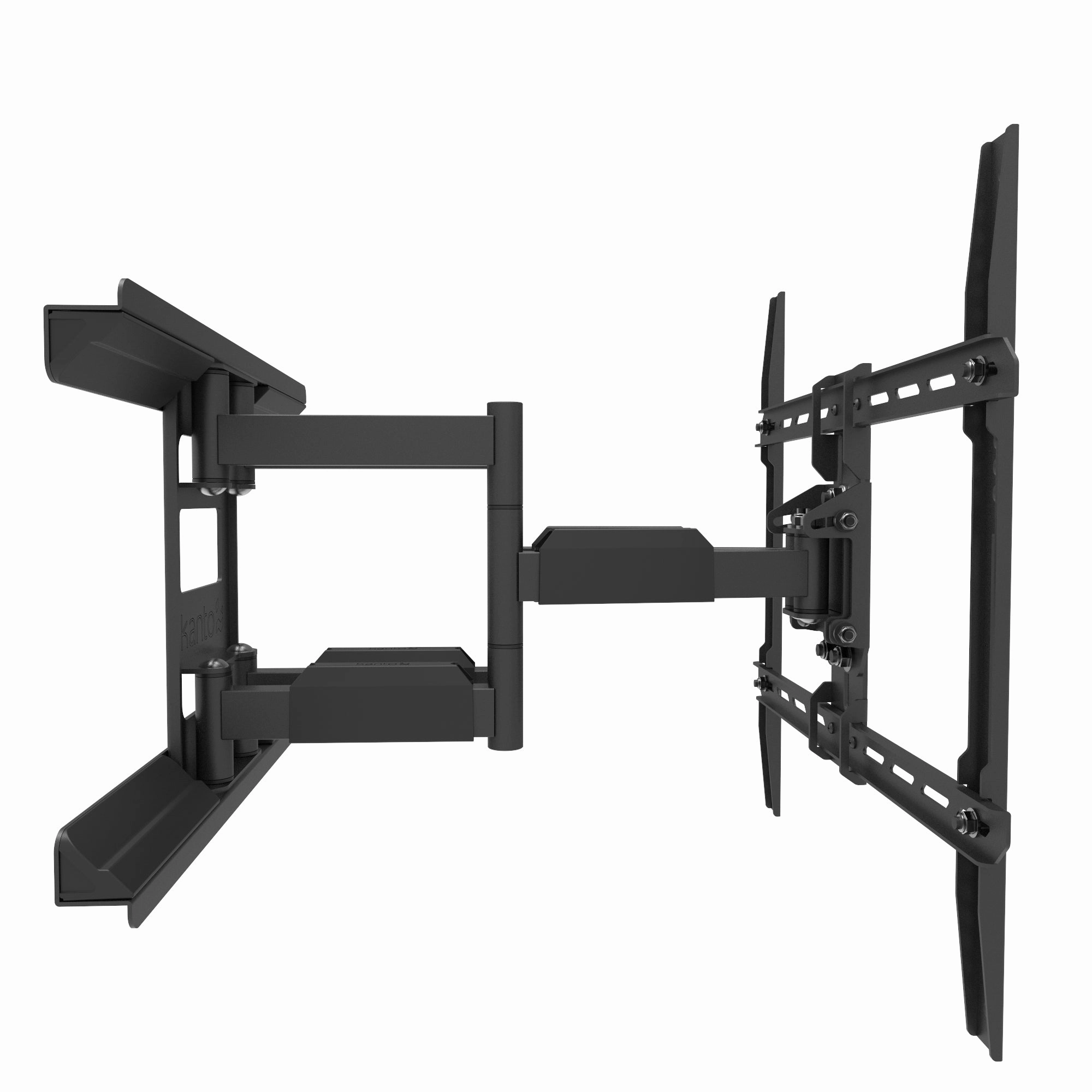 Kanto Full Motion Metal Stud TV Wall Mount with SNAPTOGGLE Heavy-Duty Toggle Bolts for 34" to 65" TVs - LX600SW