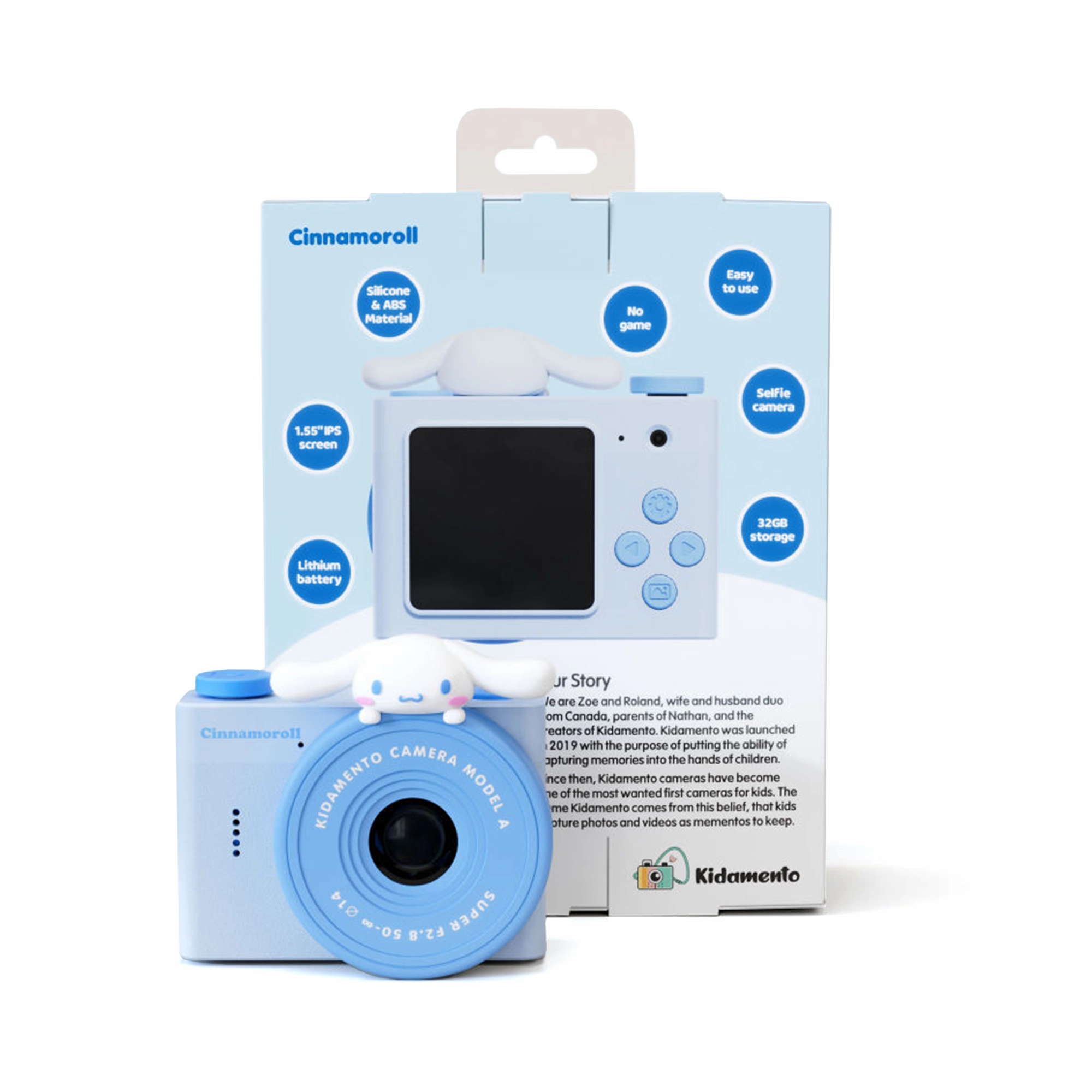 Kidamento Model A Mini Digital Camera for Kids - Mini Cinnamoroll