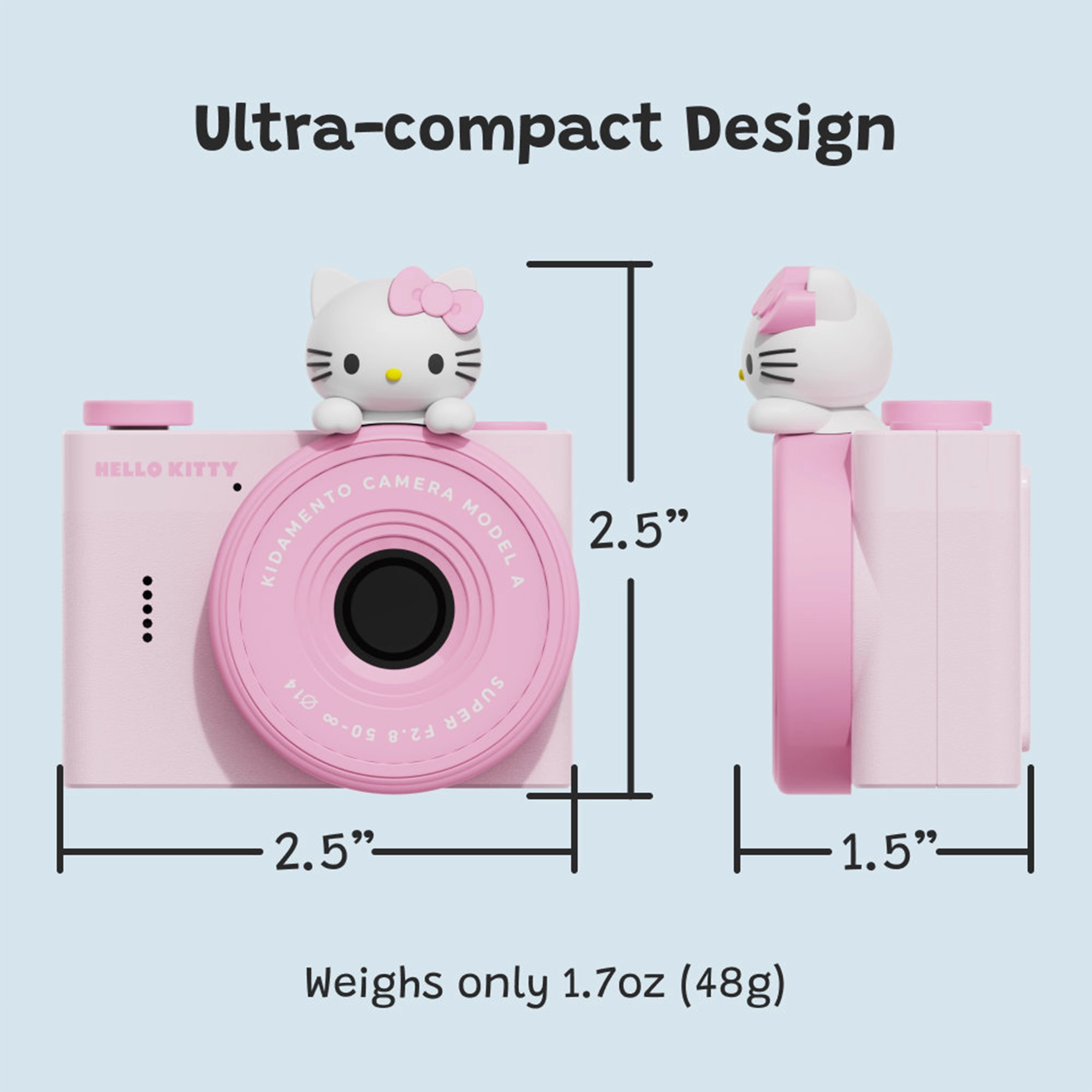 Kidamento Model A Mini Digital Camera for Kids - Mini Hello Kitty