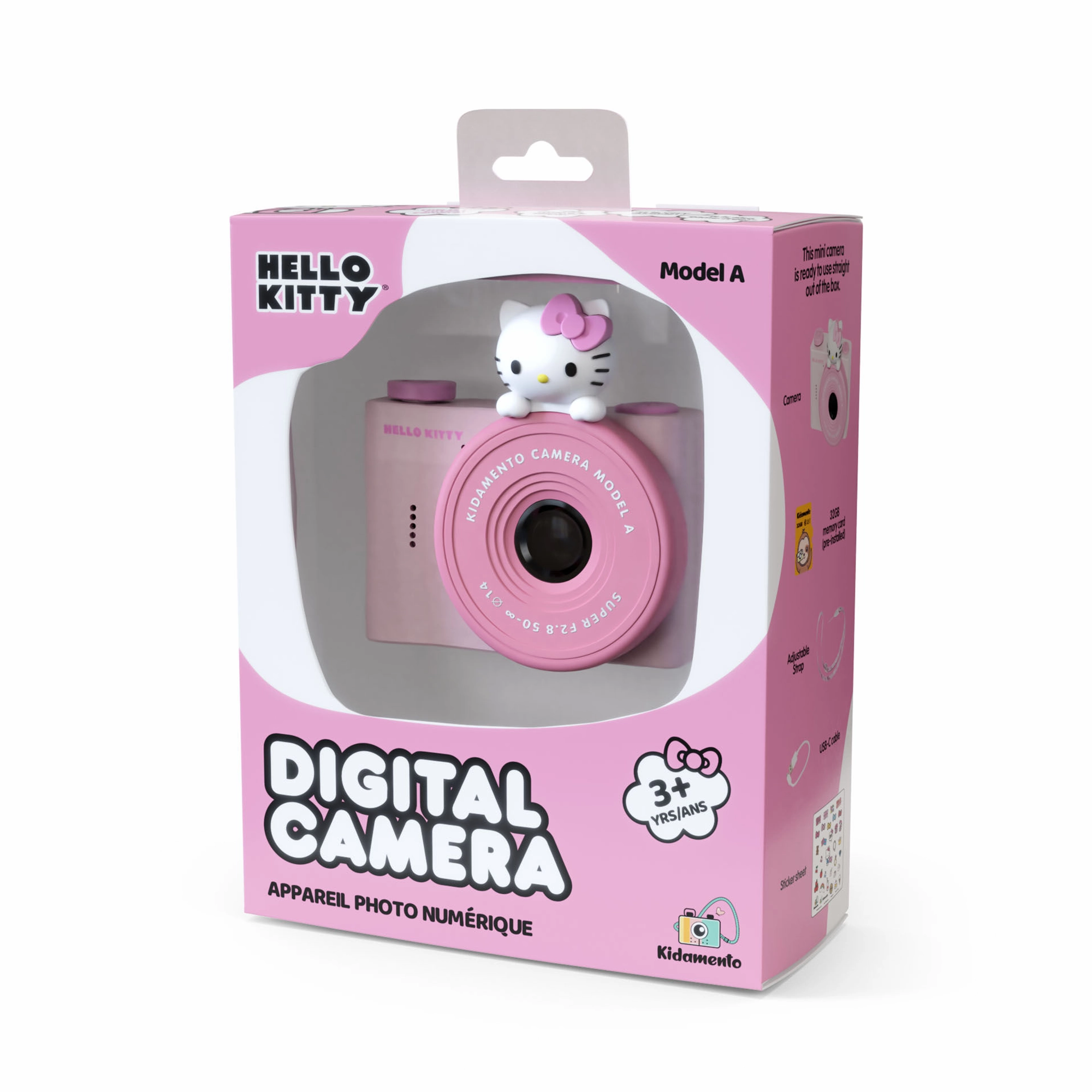 Kidamento Model A Mini Digital Camera for Kids - Mini Hello Kitty