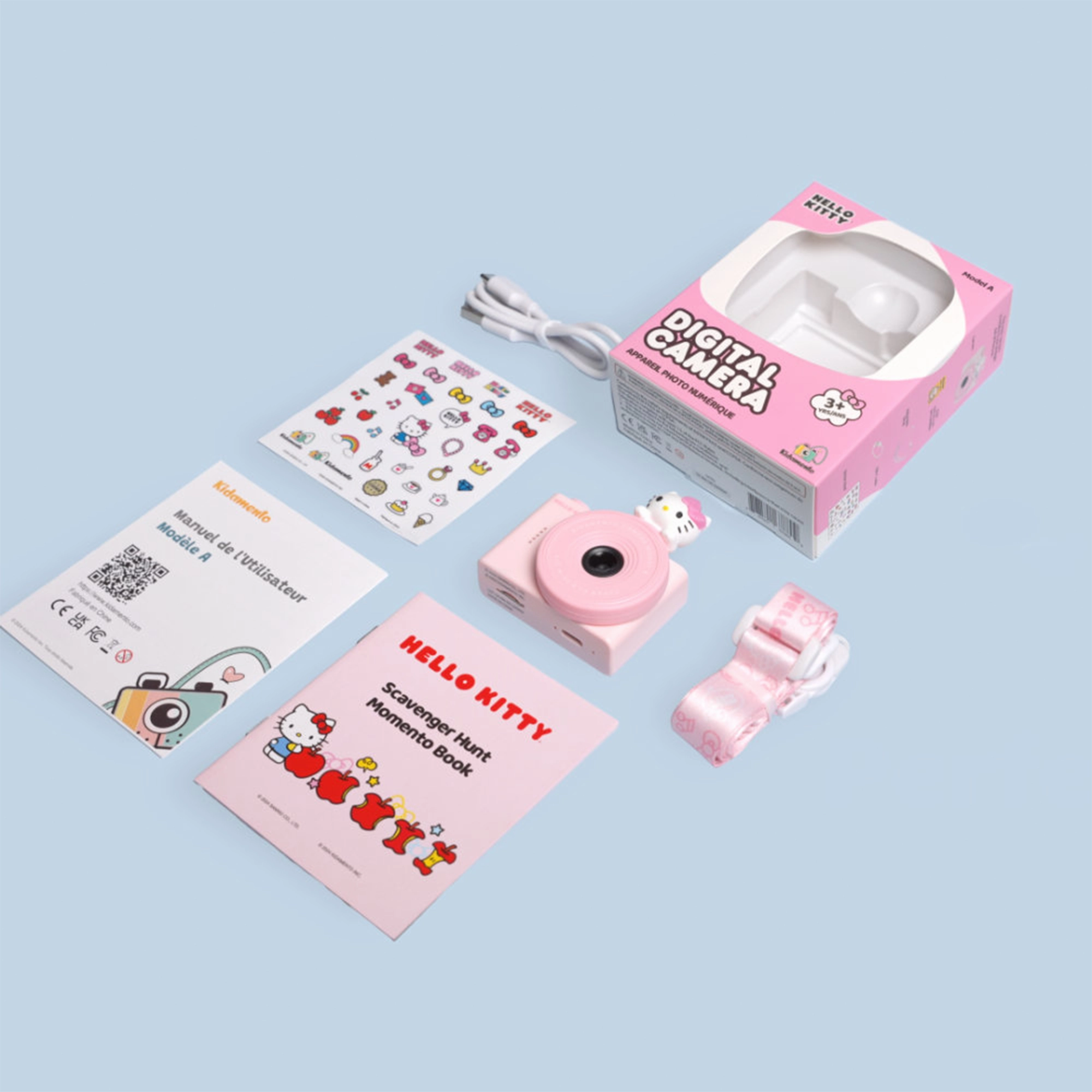 Kidamento Model A Mini Digital Camera for Kids - Mini Hello Kitty