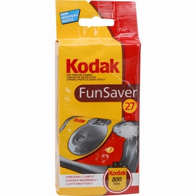 Kodak 35mm One-Time-Use Disposable Camera (ISO-800) with Flash - 27 Exposures mirrorless camera