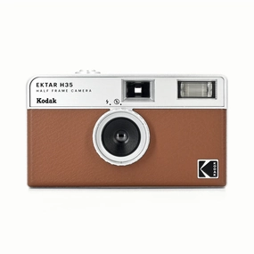 Kodak Ektar H35 Half Frame Film Camera - Brown mirrorless camera
