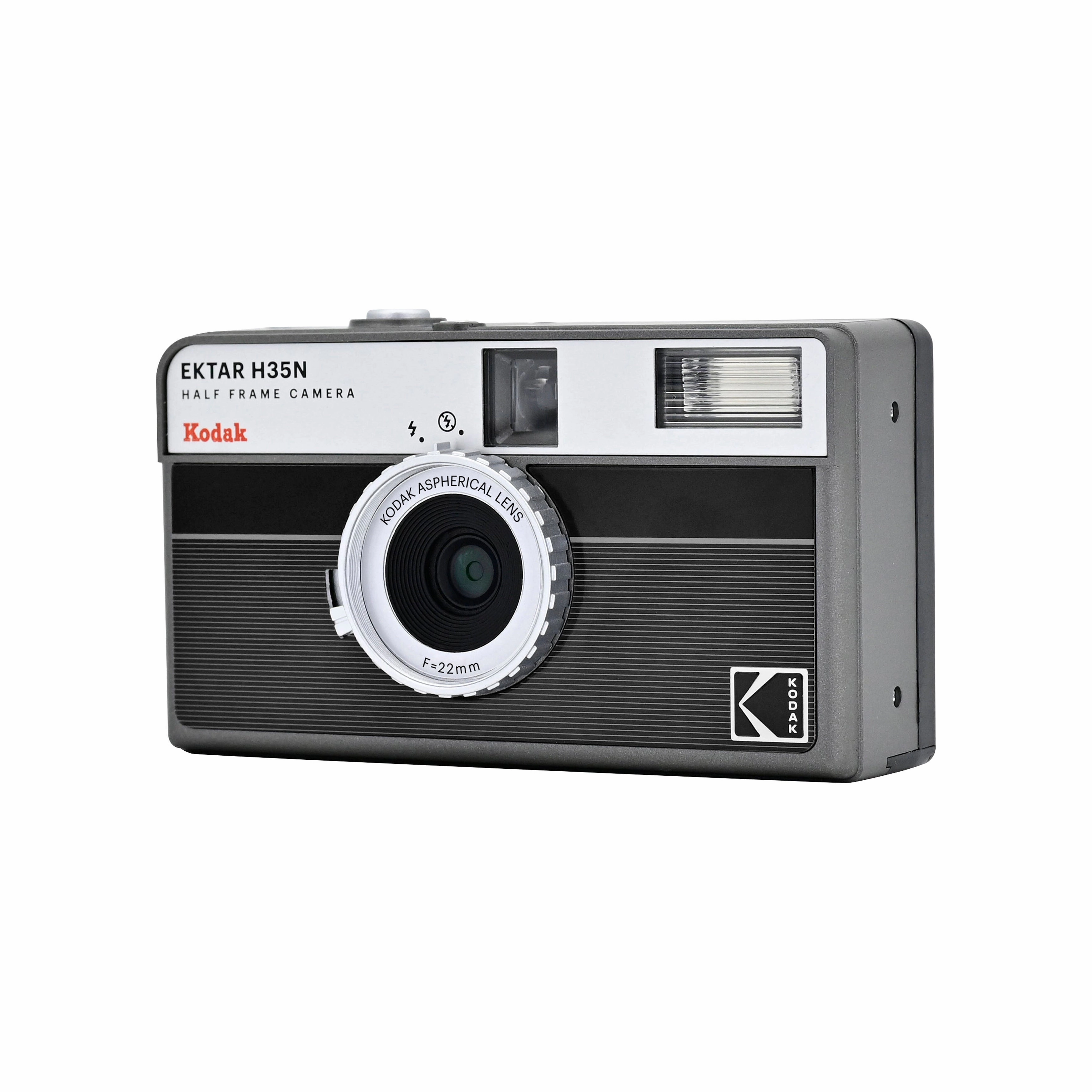 Kodak Ektar H35N Half Frame Film Camera - Striped Black