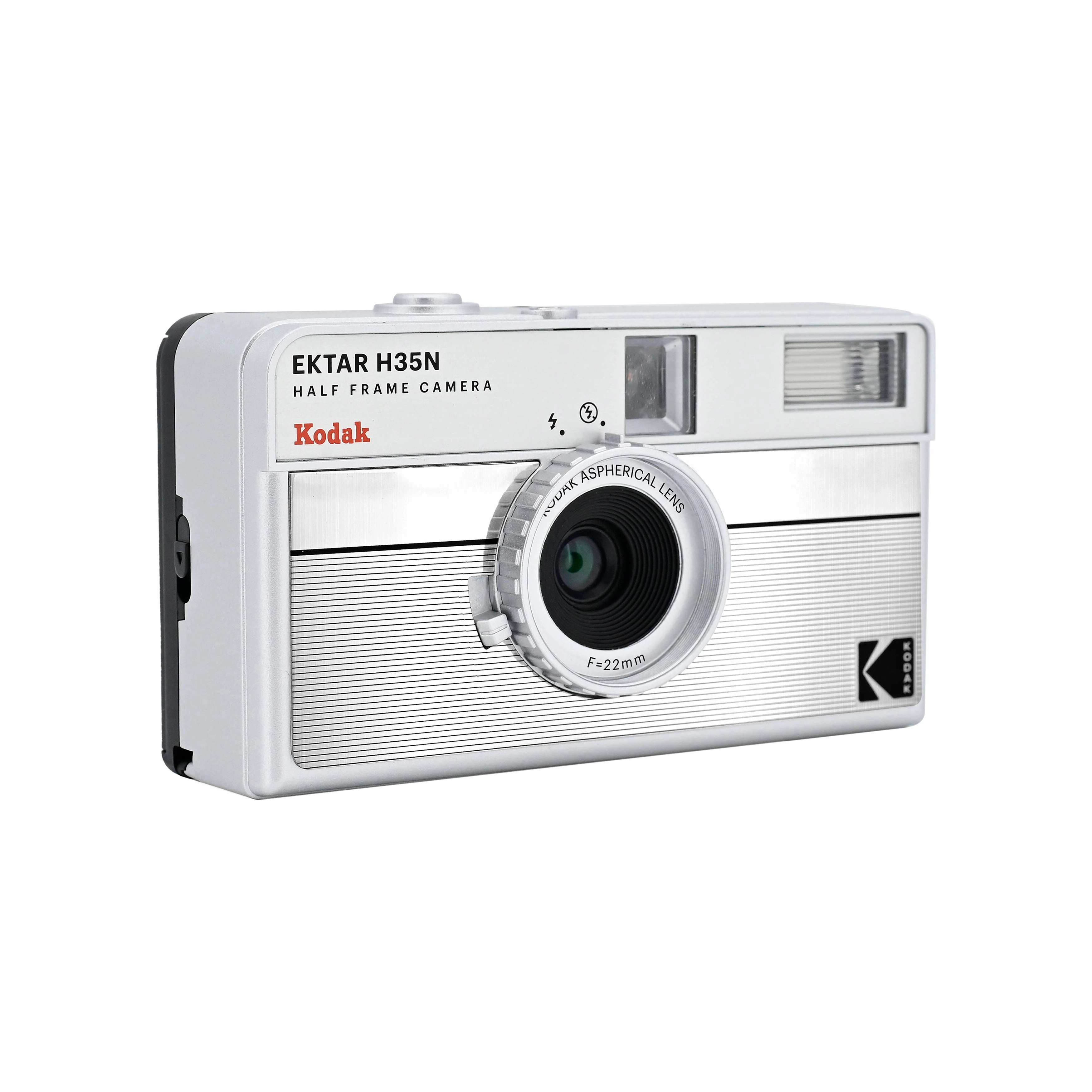 Kodak Ektar H35N Half-Frame Film Camera - Striped Silver