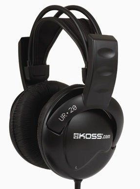 KOSS UR20 Collapsible Stereo DJ Headphones noise cancelling headphones, bluetooth earbuds