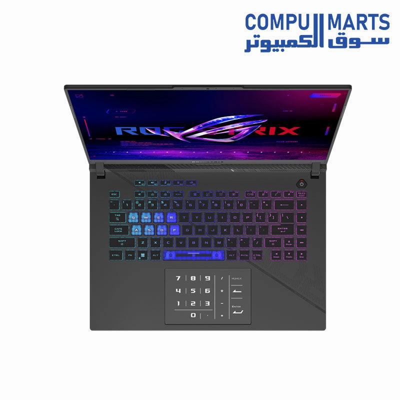 LAPTOP ASUS G614JIR-N3009W-90NR0IG5-M00180-ROG Strix G16- i9 -14900HX - DDR5 16GB-1TB SSD -RTX 4070-8GB GDDR6-16" FHD  165Hz- Win 11-ROG Backpack