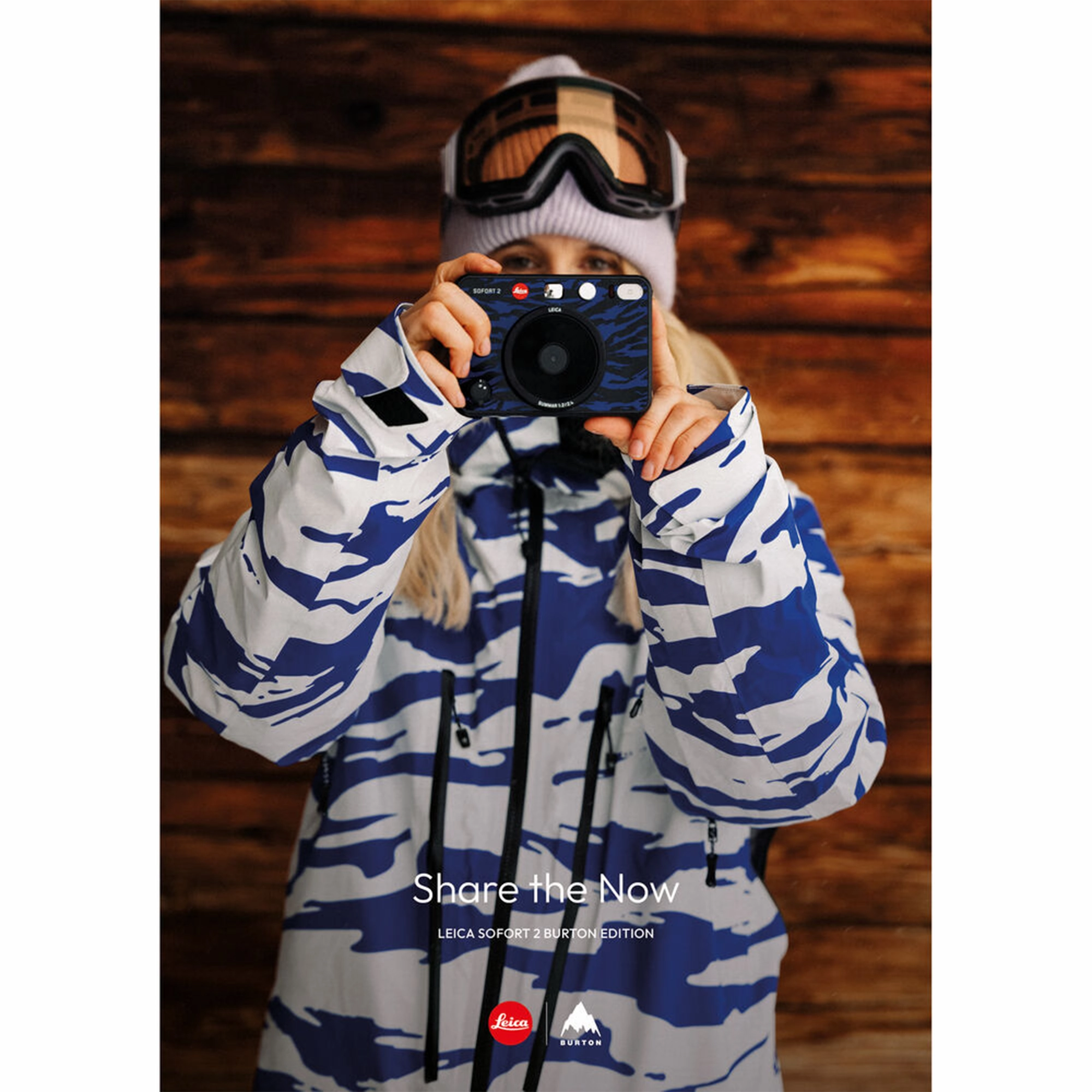 Leica Sofort 2 Hybrid Instant Camera - Burton Edition Jake Blue