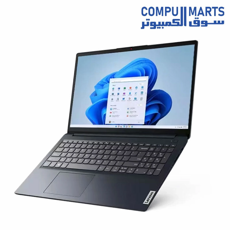 Lenovo IdeaPad 1 15IAU7 82QD00AVED Intel Core i7-1255U , RAM 8GB , 512GB , Iris Xe , 15.6" FHD , WIN 11- Abyss Blue