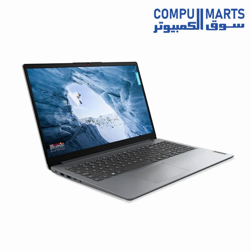 Lenovo IdeaPad 1 15IAU7 Intel Core i3-1215U, 6 Cores - 4GB RAM DDR4 3200 - 256GB SSD - Intel UHD Graphics - 15.6 HD TN - WIN11 - 2Y Warranty - Lenovo BAG (82QD00AUED)