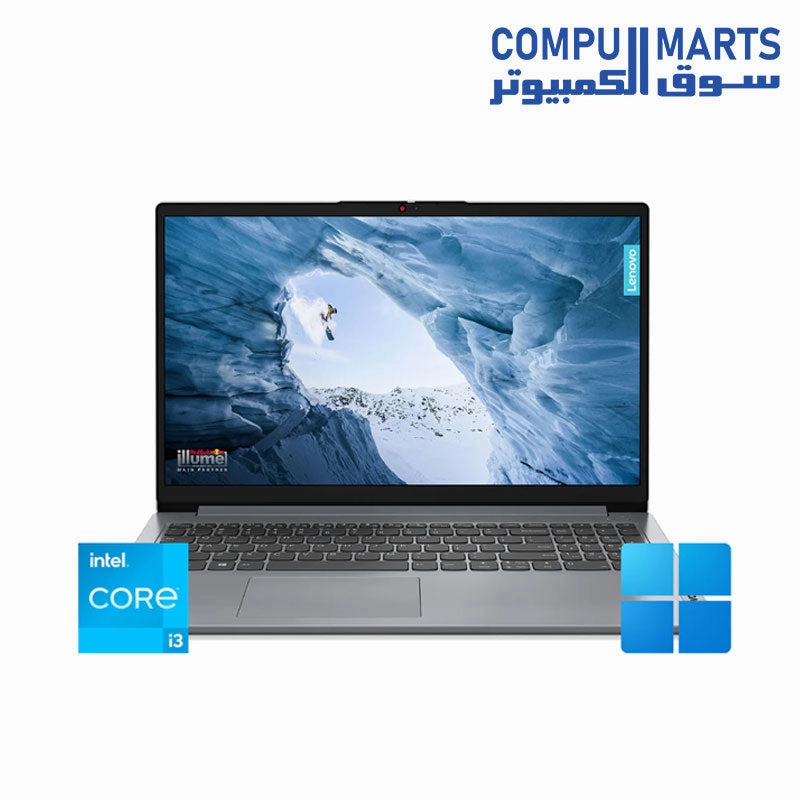 Lenovo IdeaPad 1 15IAU7 Intel Core i3-1215U, 6 Cores - 4GB RAM DDR4 3200 - 256GB SSD - Intel UHD Graphics - 15.6 HD TN - WIN11 - 2Y Warranty - Lenovo BAG (82QD00AUED) mini pc,computer